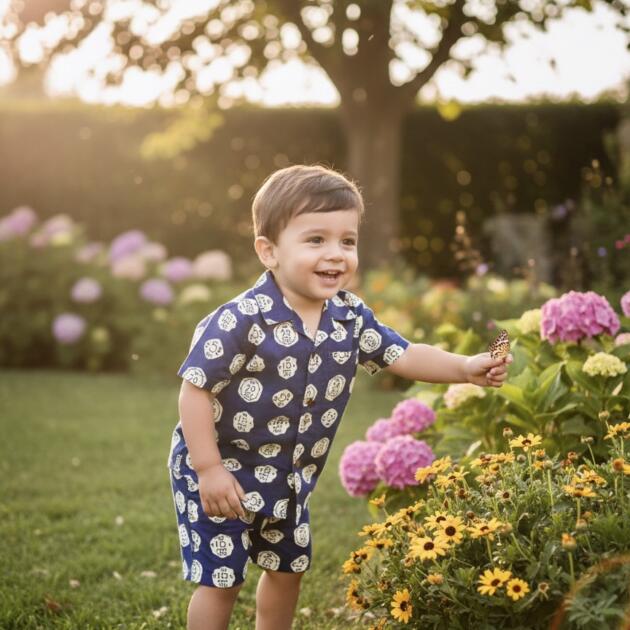 Blue Coin Co-ord Set